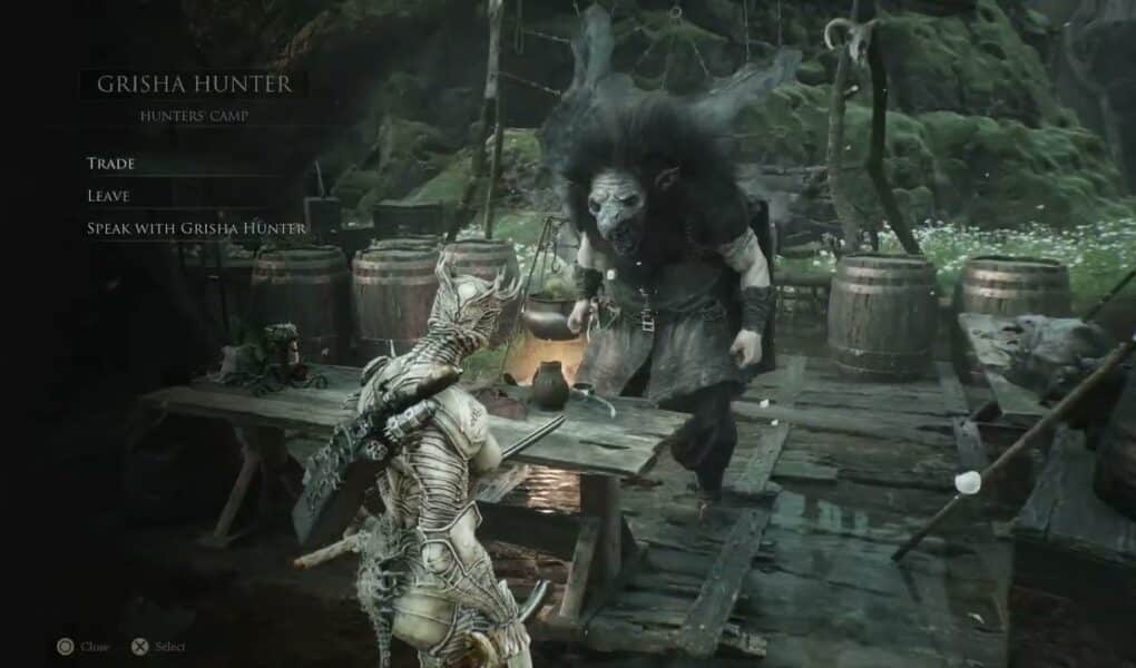 Mortal Shell 2 – Mushroom Village: Reach Blackridge Hamlet: Grisha Hunter: Acquire Sheephead Totem