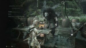 Mortal Shell 2 – Mushroom Village: Reach Blackridge Hamlet: Grisha Hunter: Acquire Sheephead Totem