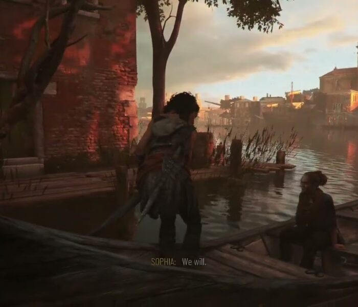Resonance: A Plague Tale Legacy – 2 Felons: Leni “He’s Dragging You Down” Venice Boat Ride Sequence