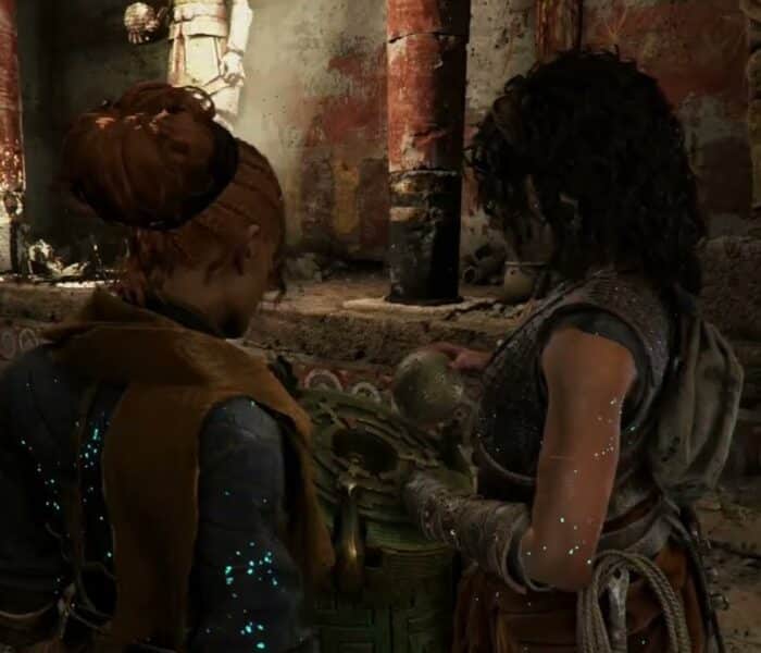 Resonance: A Plague Tale Legacy – 3 – Those Before Us: Activate Pedestal | 2/2 Mirrors Door Puzzle