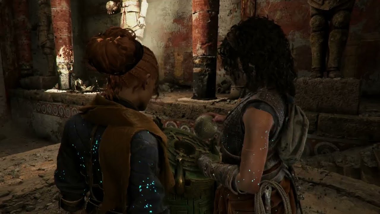 Resonance: A Plague Tale Legacy – 3 – Those Before Us: Activate Pedestal | 2/2 Mirrors Door Puzzle