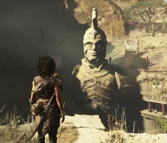 Resonance: A Plague Tale Legacy – 4 From Hell It Rose: Reach Giant Statue | 4/4 Lens Puzzle