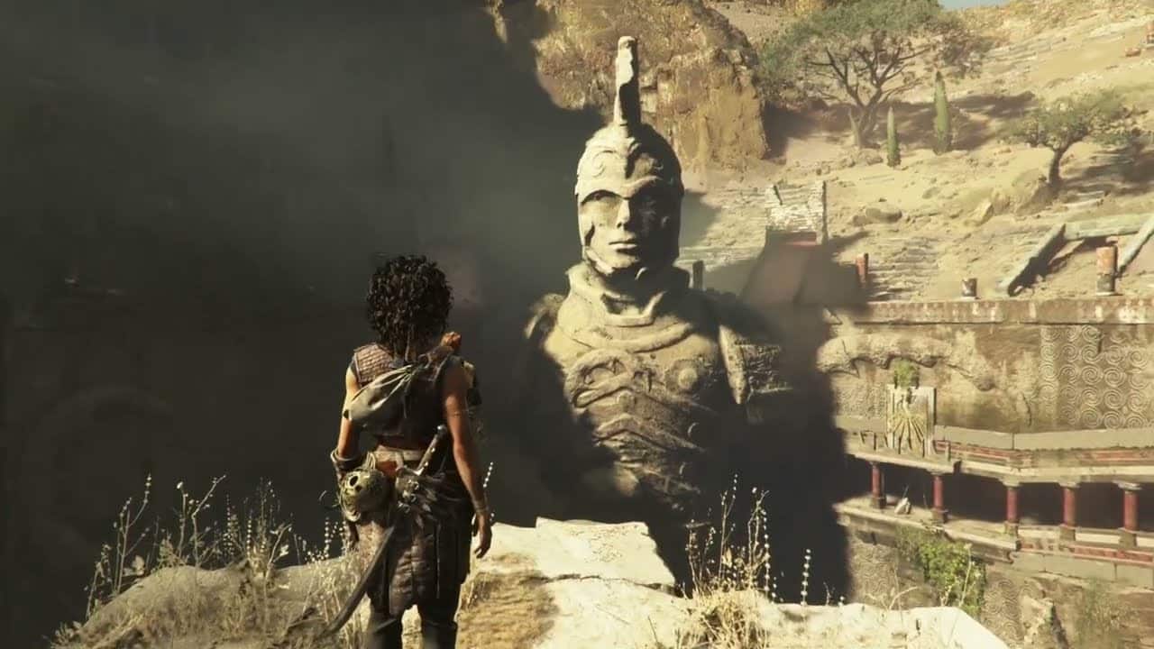 Resonance: A Plague Tale Legacy – 4 From Hell It Rose: Reach Giant Statue | 4/4 Lens Puzzle