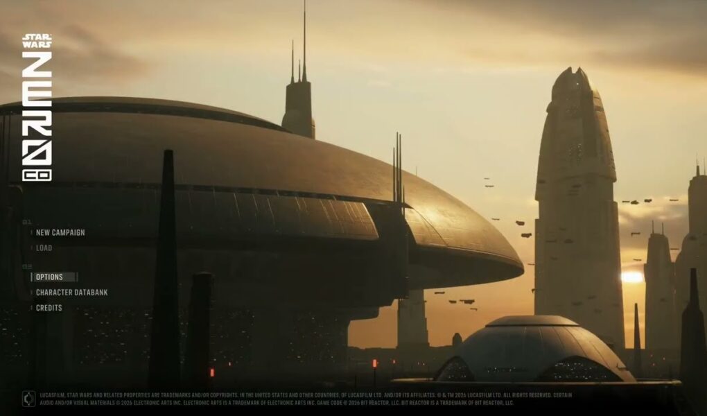 Star Wars Zero Company – Initial Default Options: Gameplay Graphics, Controls, Accessibility
