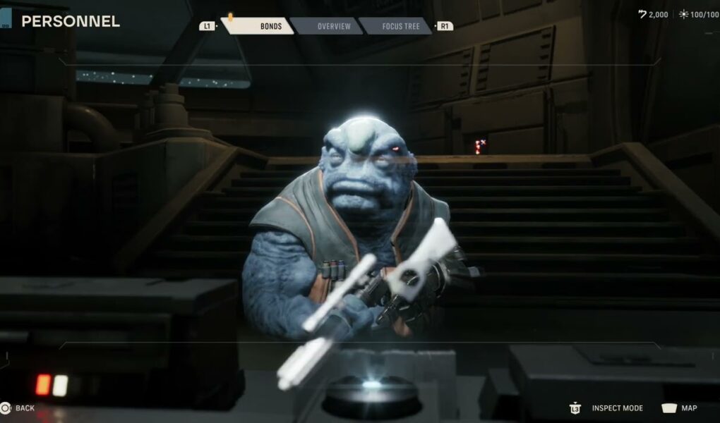 Star Wars Zero Company – Den: Personnel Facility: Bonds, Inspect Mode, Focus Points, Cross Training