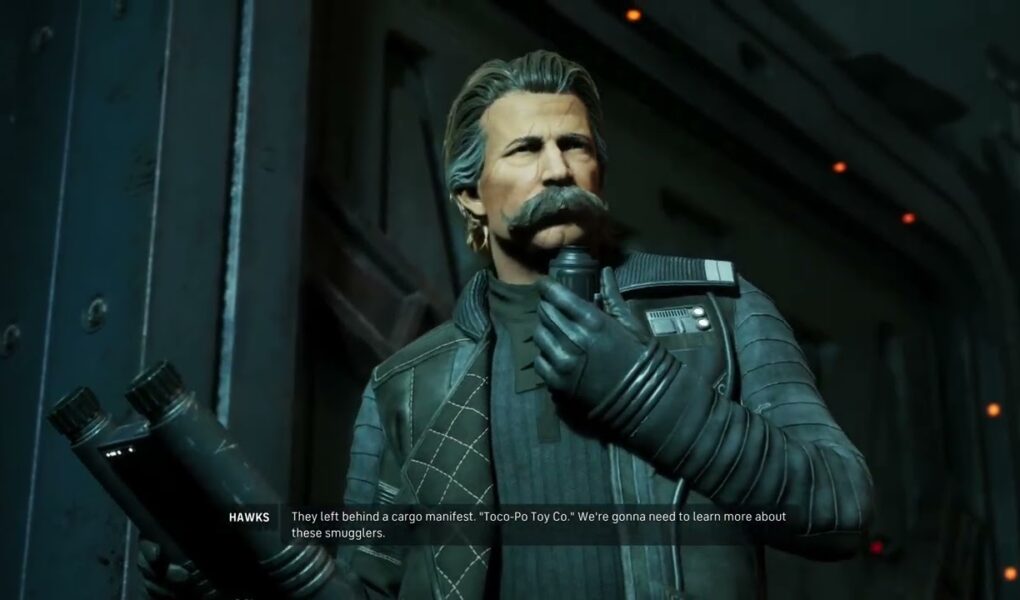 Star Wars Zero Company – Eavesdropping: Spy On The Gangsters: Tesh Hawks “Toco Po ToyCo.” Cutscene