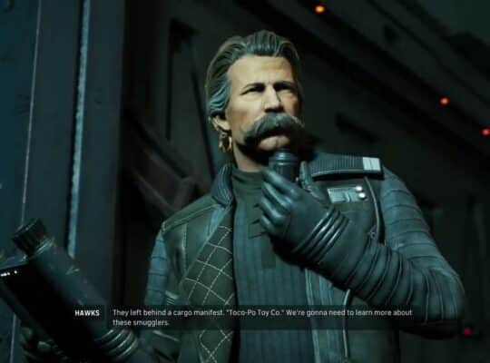 Star Wars Zero Company – Eavesdropping: Spy On The Gangsters: Tesh Hawks “Toco Po ToyCo.” Cutscene