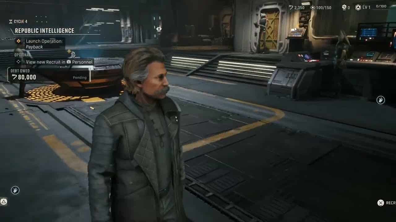 Star Wars Zero Company – Cycle 4 The Den: Visit The Recruitment Facility: Recruit Multiple Operators