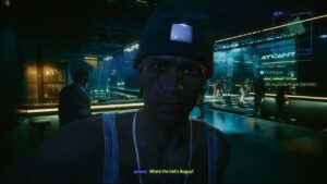 Cyberpunk 2077 – Never Fade Away: Ask Around For Rogue at The Atlantis | Convince Her and Santiago