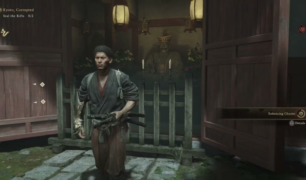 Onimusha: WoTS – Kyoto, Corrupted: Enma’s Hall: Equipping Charms – Charm of The Healer