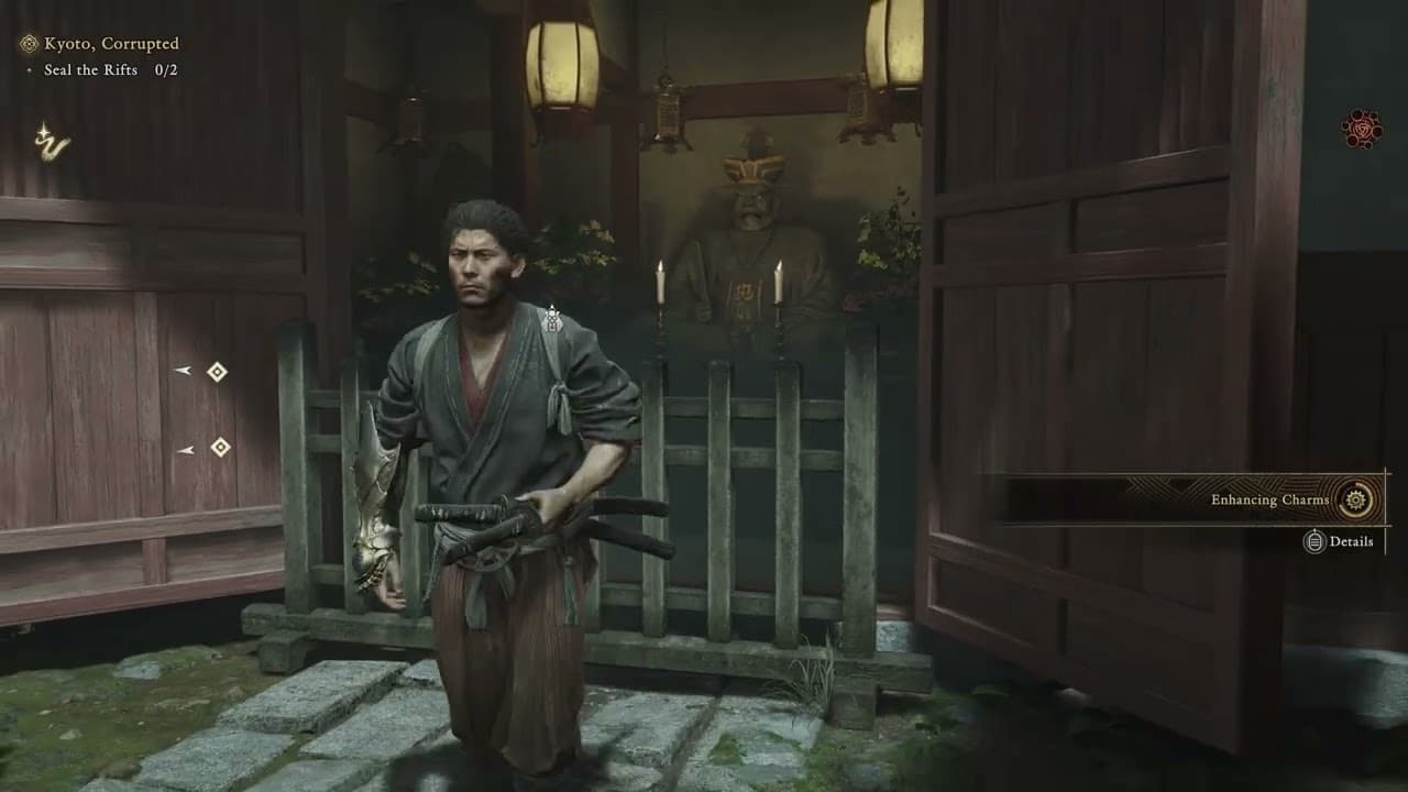 Onimusha: WoTS – Kyoto, Corrupted: Enma’s Hall: Equipping Charms – Charm of The Healer