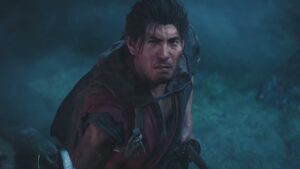 Onimusha: WoTS – The Stage Is Set at Kiyomizu: Musashi Meets Daidara “Laughing at Piggy?” Cutscene