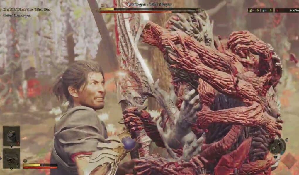 Onimusha: WoTS – Careful What You Wish For: Defeat Rasho gan – Wish Warper Gameplay