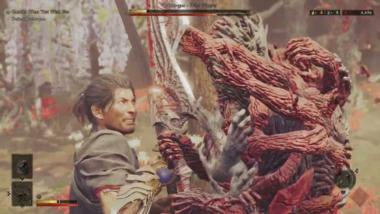 Onimusha: WoTS – Careful What You Wish For: Defeat Rasho gan – Wish Warper Gameplay