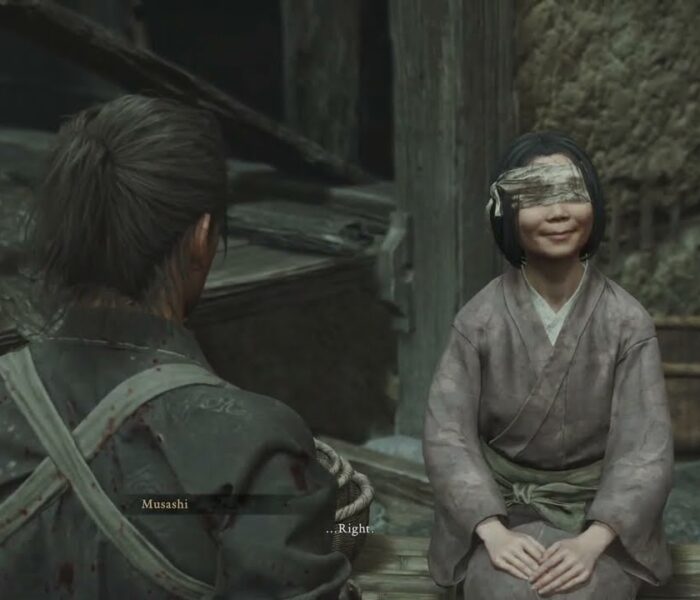 Onimusha: WoTS – Careful What You Wish For: Look For Anything Strange: Talk To The Calm Woman