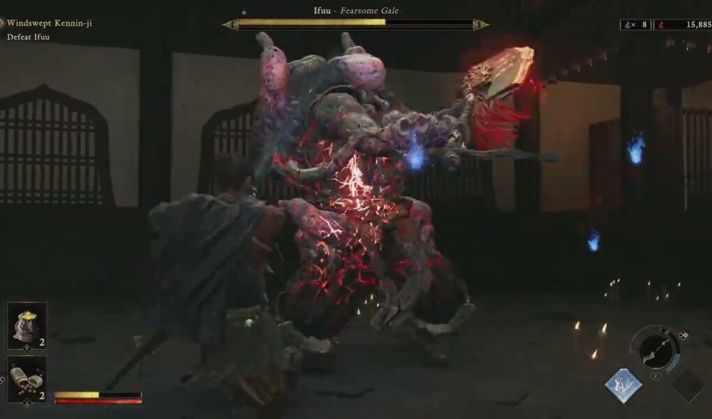 Onimusha: WoTS – Windswept Kennin ji Temple: Defeat Ifuu – Fearsome Gale | “Are You Crying?” Burai