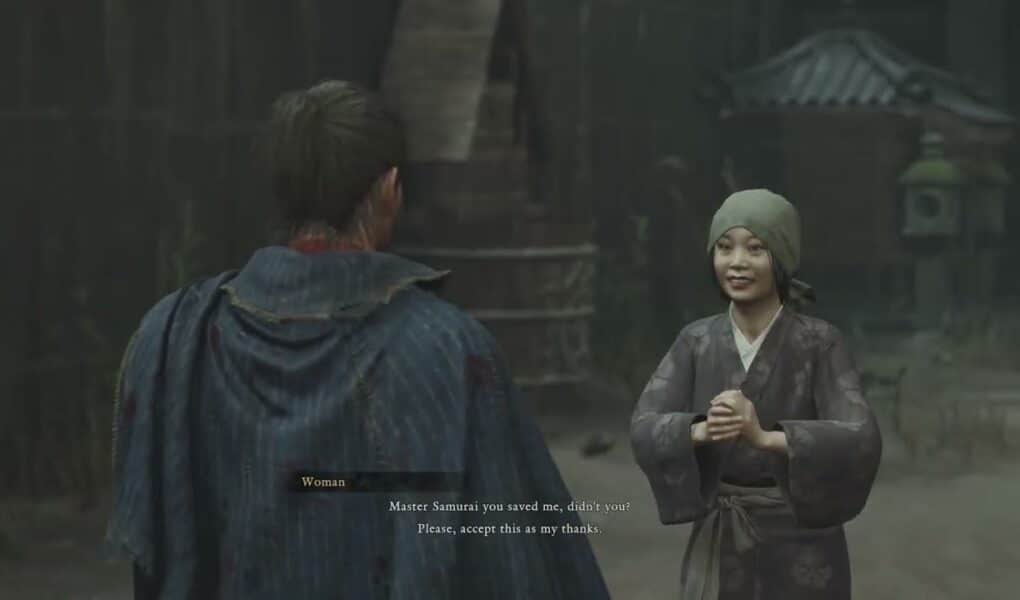Onimusha: WoTS – A Strength In Refuge: Reach The Well: Help The Woman | Unlock Spirit Mirror