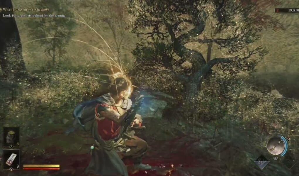 Onimusha: WoTS – What Lurks In The Shadows: Investigate Nijo jo Castle: Use Oni Vision | “The Nue?”