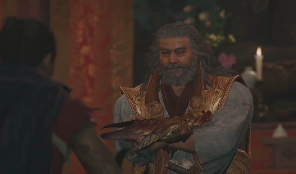 Onimusha: WoTS – An Immortal Talent: Talk with Takamura “An Old Acquaintance of Mine” Cutscene