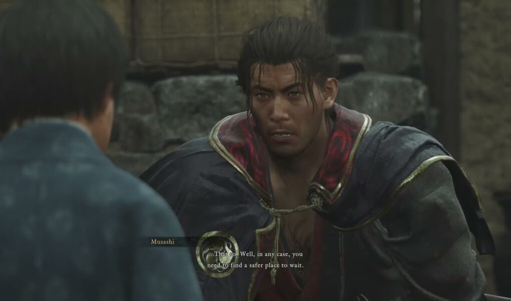 Onimusha: WoTS – The Light of Vengeance: Speak with The Anxious Boy About Missing Dad Cutscene