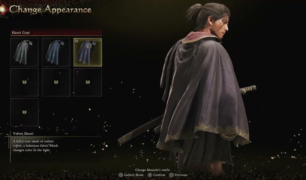 Onimusha: WoTS – The Light of Vengeance: Wear Velvet Haori | Eastern Kyoto Observations