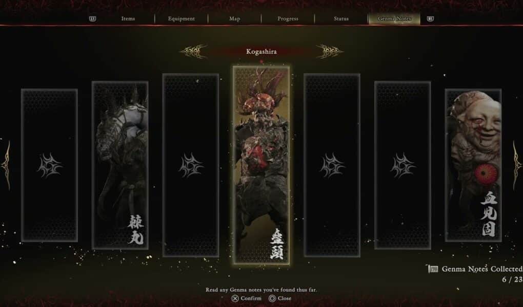 Onimusha: WoTS – What Lurks In The Shadows: Genma Note: Kogashira Dread Master Location