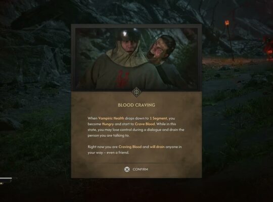 The Blood of Dawnwalker – Bad Blood: Clawride Down Cliff Gameplay Sequence | Blood Craving – Message