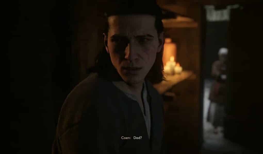 The Blood of Dawnwalker – Sacred Covenant: Pieter To Coen “Fetch Your Sword” Dialogue Tree Gameplay