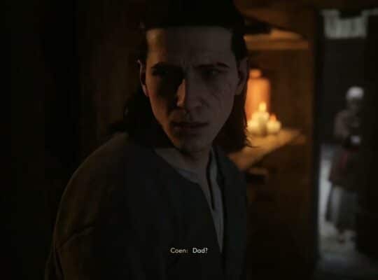 The Blood of Dawnwalker – Sacred Covenant: Pieter To Coen “Fetch Your Sword” Dialogue Tree Gameplay