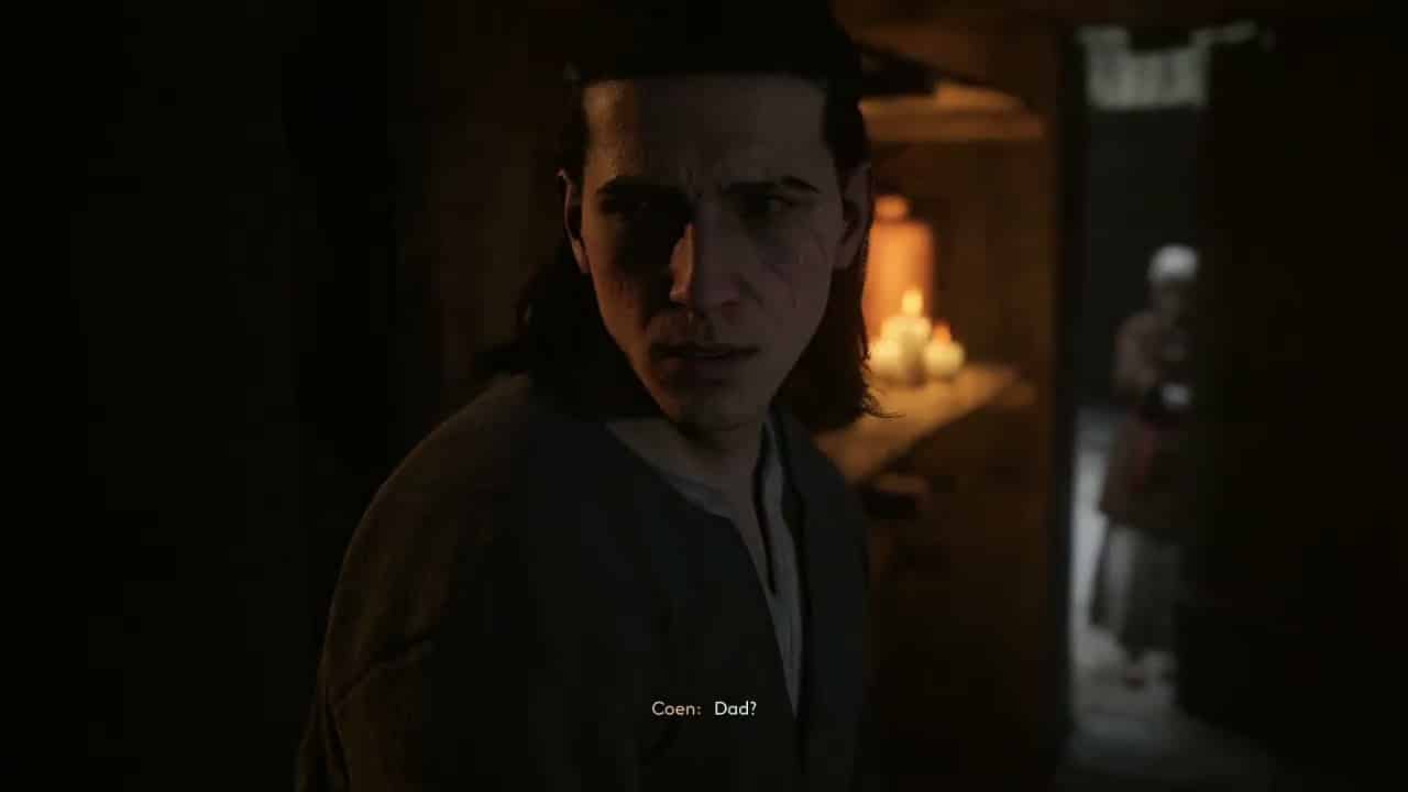 The Blood of Dawnwalker – Sacred Covenant: Pieter To Coen “Fetch Your Sword” Dialogue Tree Gameplay