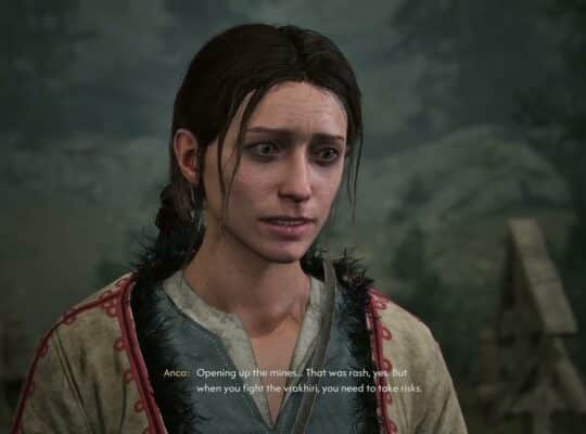 The Blood of Dawnwalker – Smoke and Ashes: Talk To Anca After Digging Graves (Find Allies, Hex)