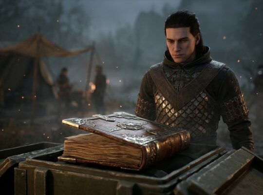 The Blood of Dawnwalker – Walking Fortress Manual Location | Soldiers Camp Near Stuga Marshes
