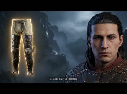 The Blood of Dawnwalker – Isbrand Greaves (Legendary Trousers) Rockfalls Location