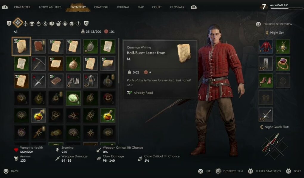The Blood of Dawnwalker – Smoke and Ashes Ended: Witchcraft and Vampirism Skill Trees Are Available