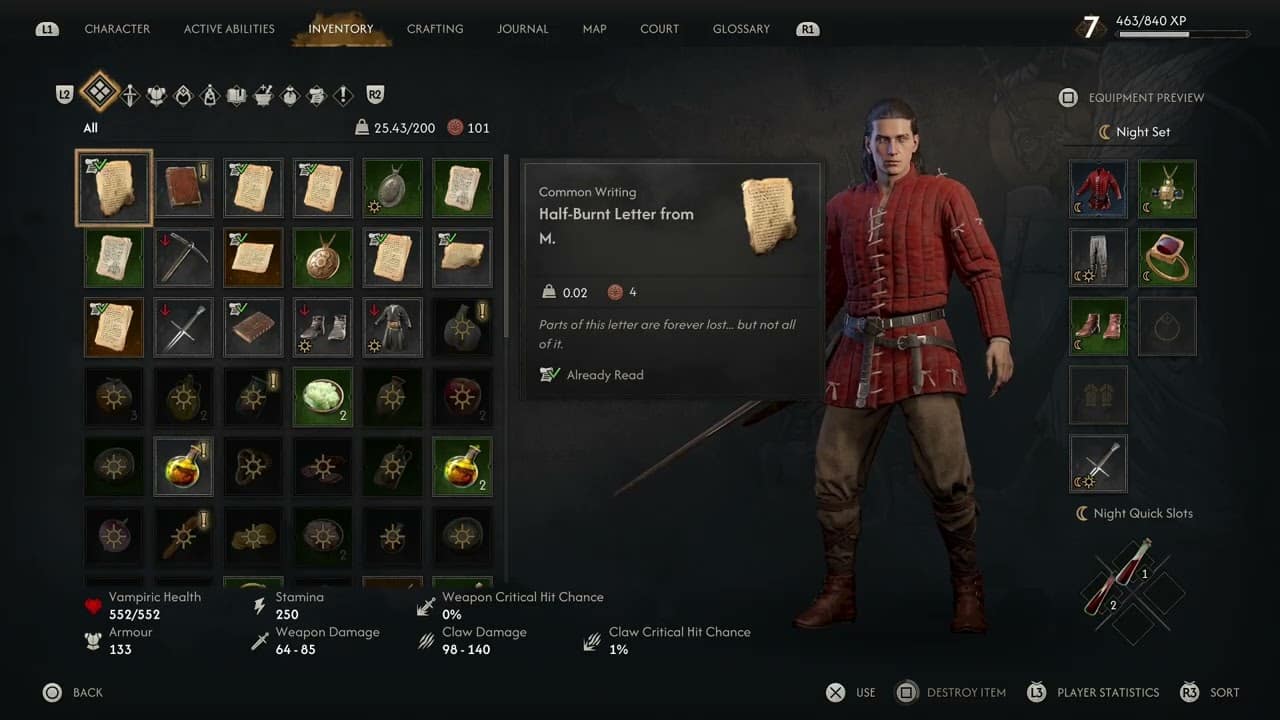 The Blood of Dawnwalker – Smoke and Ashes Ended: Witchcraft and Vampirism Skill Trees Are Available