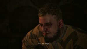 The Blood of Dawnwalker – The Firebrand: Stoneward Post: Talk To Prison Overseer & Mert, Fight Guard