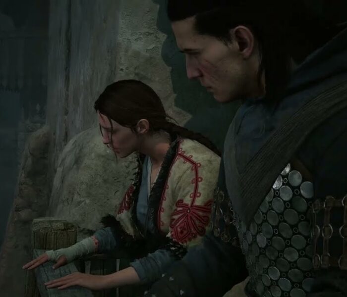 The Blood of Dawnwalker – Echoes of Silenced Bells: Anca and Coen Watch Undead Nuns Cutscene