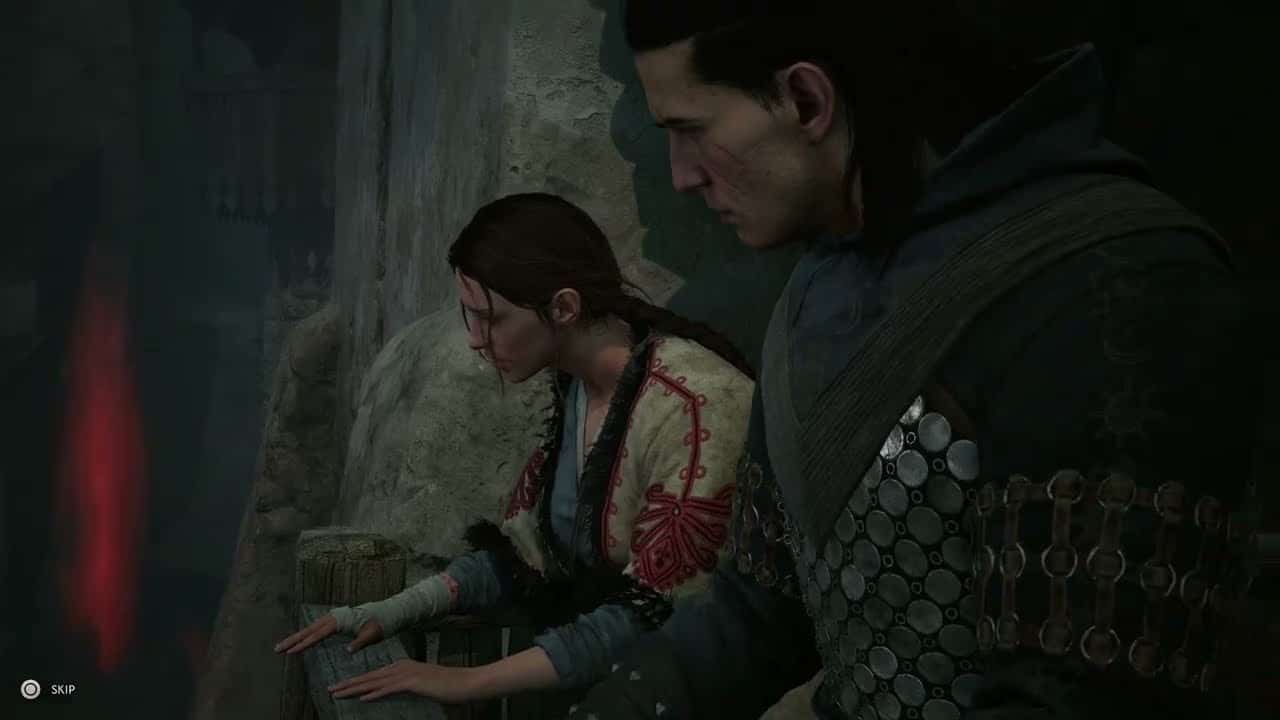 The Blood of Dawnwalker – Echoes of Silenced Bells: Anca and Coen Watch Undead Nuns Cutscene