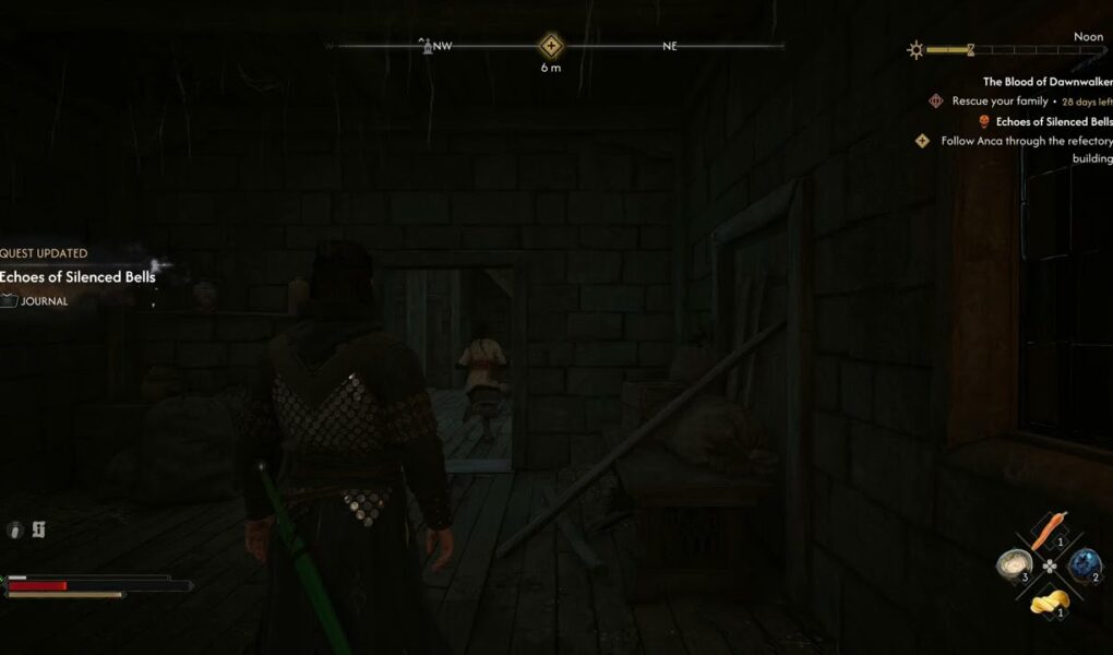 The Blood of Dawnwalker – Echoes of Silenced Bells: Follow Anca Through Refectory Building Gameplay