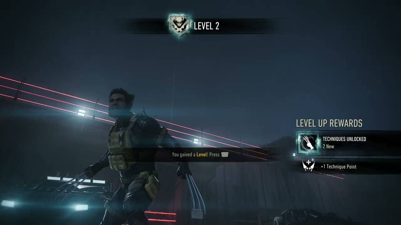 Marvel’s Wolverine – Back In Action: Level 2 Level Up Rewards: Unlock Stagger Leap & Savage Sprinter