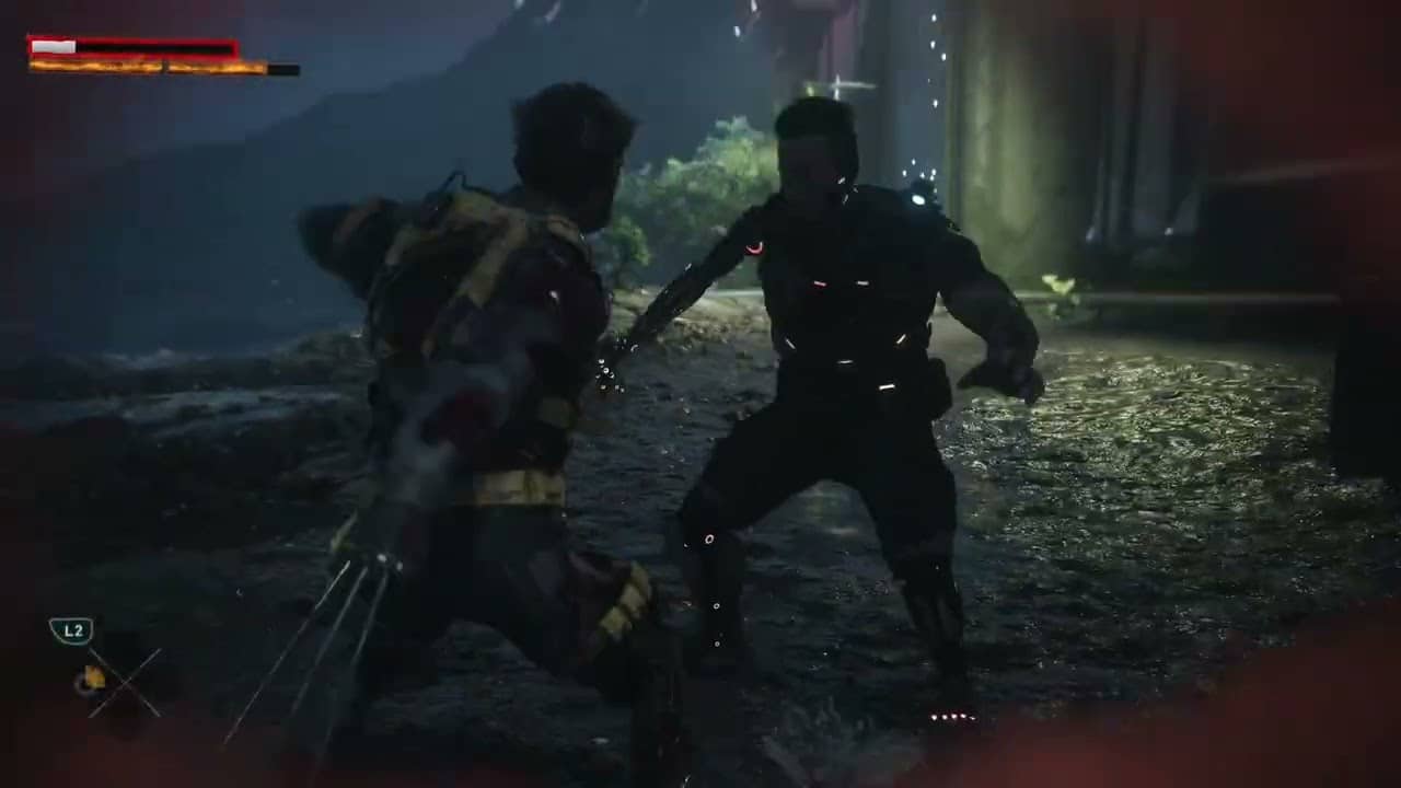 Marvel’s Wolverine – Back In Action: Defeat The Reavers (Parry) Thrust Kick a Reaver Off Cliff