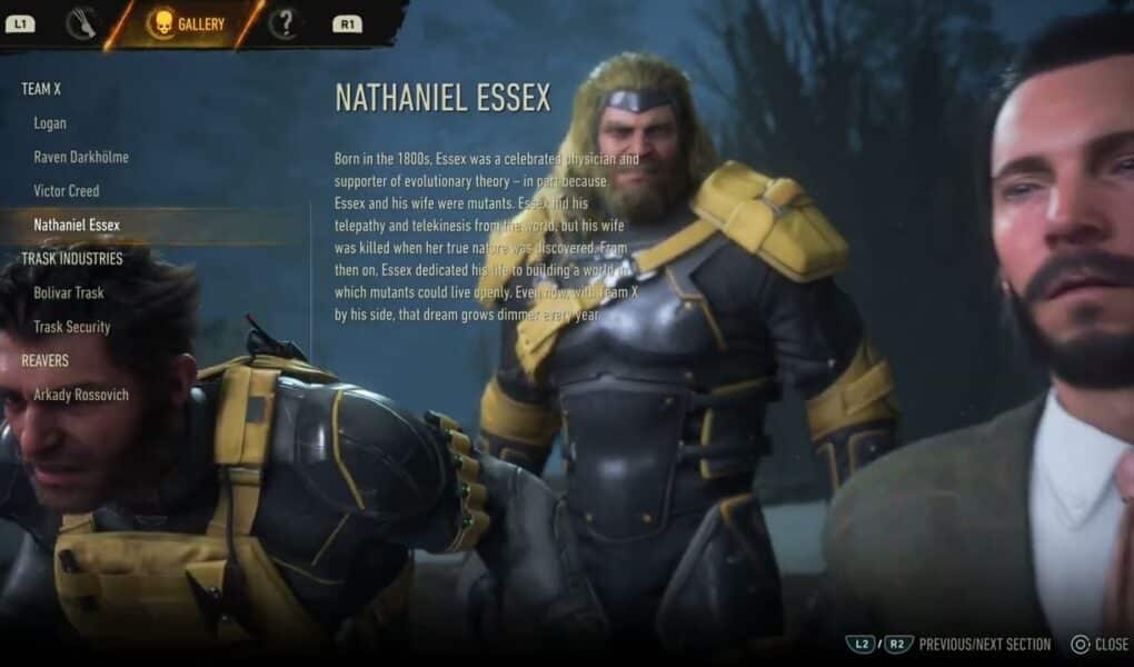 Marvel’s Wolverine – Gallery Unlocked: Team X | Trask Industries and Reavers Details