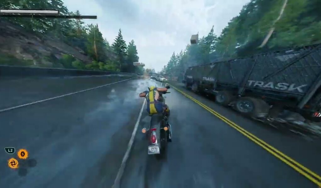 Marvel’s Wolverine – The One That Got Away: Convoy Motorcycle Action Set piece Gameplay Sequence