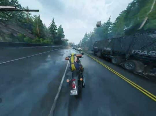 Marvel’s Wolverine – The One That Got Away: Convoy Motorcycle Action Set piece Gameplay Sequence