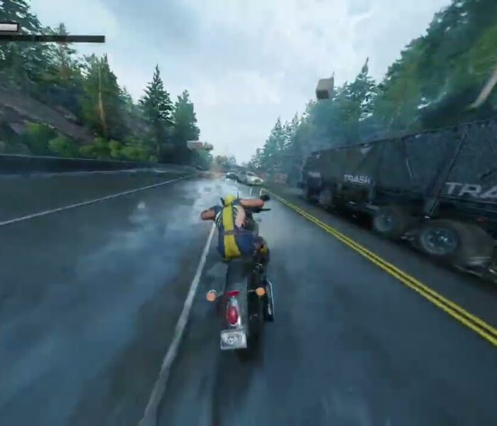 Marvel’s Wolverine – The One That Got Away: Convoy Motorcycle Action Set piece Gameplay Sequence