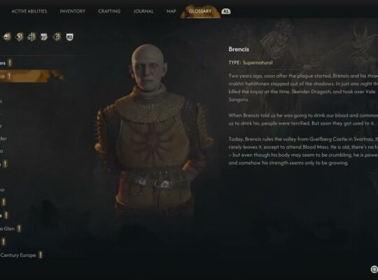 The Blood of Dawnwalker – Withering Away: Add Swordmastery Ability Dirty Trick, Glossary, Map