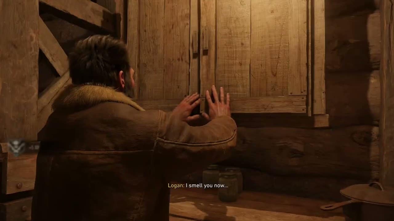 Marvel’s Wolverine – Something Much Stronger: Find a Bottle of Whiskey In The Cabin Gameplay