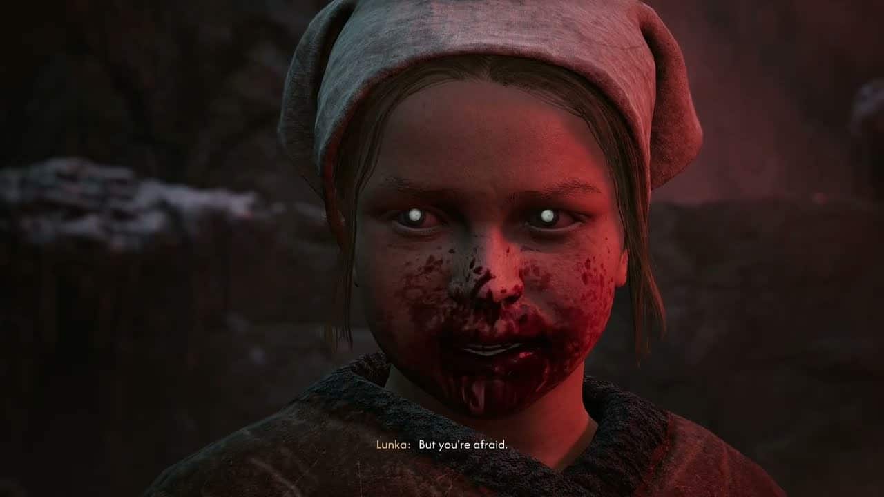 The Blood of Dawnwalker – All Good Things: Talk To Lunka “What Did You Do To Me?” Dialogue Tree