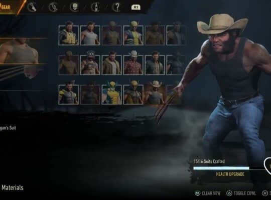 Marvel’s Wolverine – Way Down Low: Craft Suits with 1375 Materials: Animated, Marvel Tokon etc