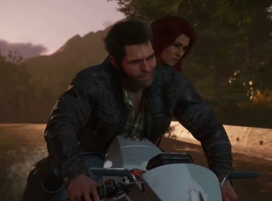 Marvel’s Wolverine – Hell Followed With Him: Logan and Jean Motorcycle Mount Haku Arrival Cutscene